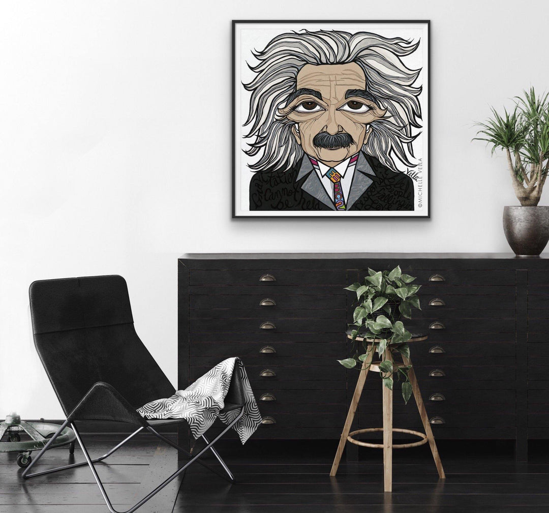 Albert Einstein Painting