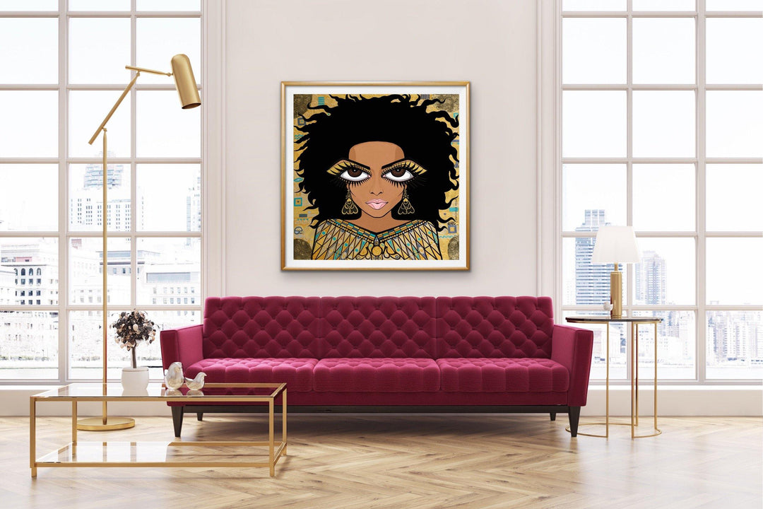 Diana Ross, Woman in Gold, Limited Edition Print - MICHELLE VELLA