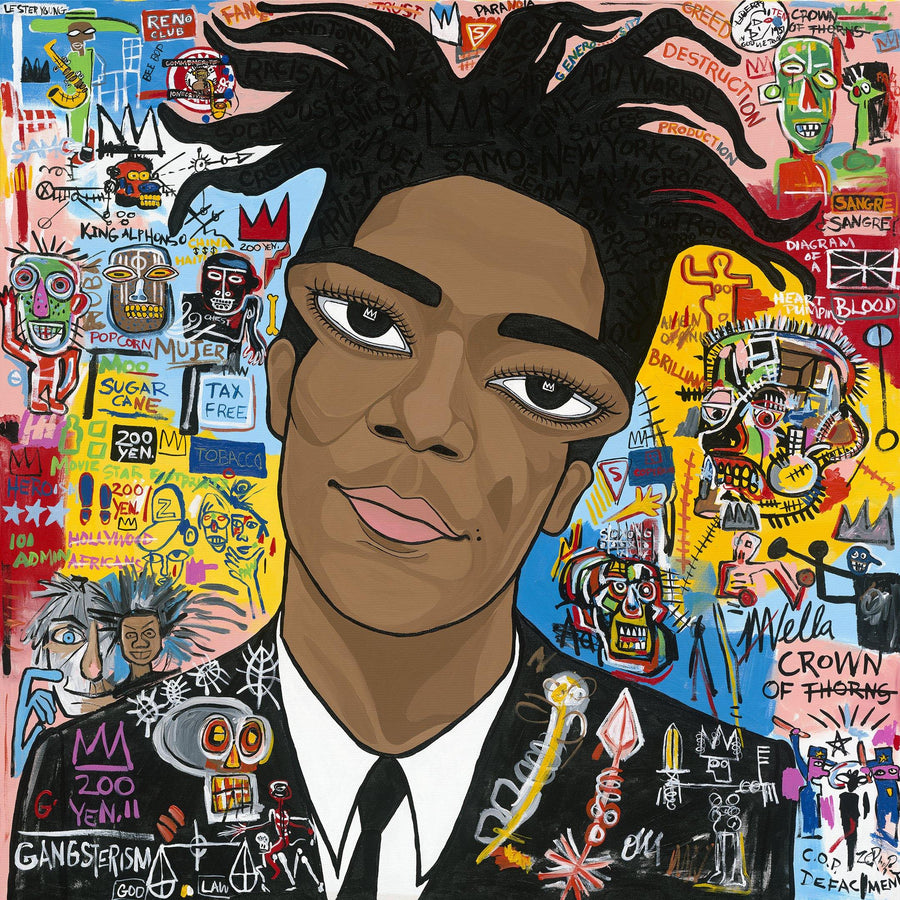 Jean Michel Basquiat, Limited Edition Print - MICHELLE VELLA