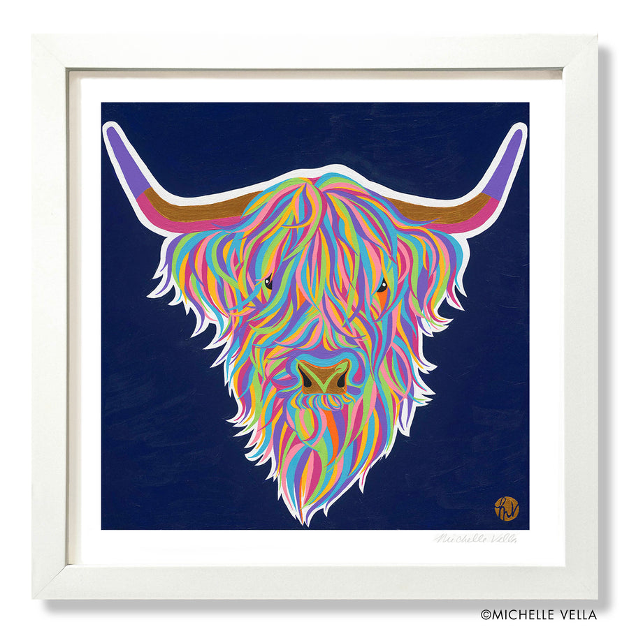 Gracie, Highland Cow Series, Limited Edition Print