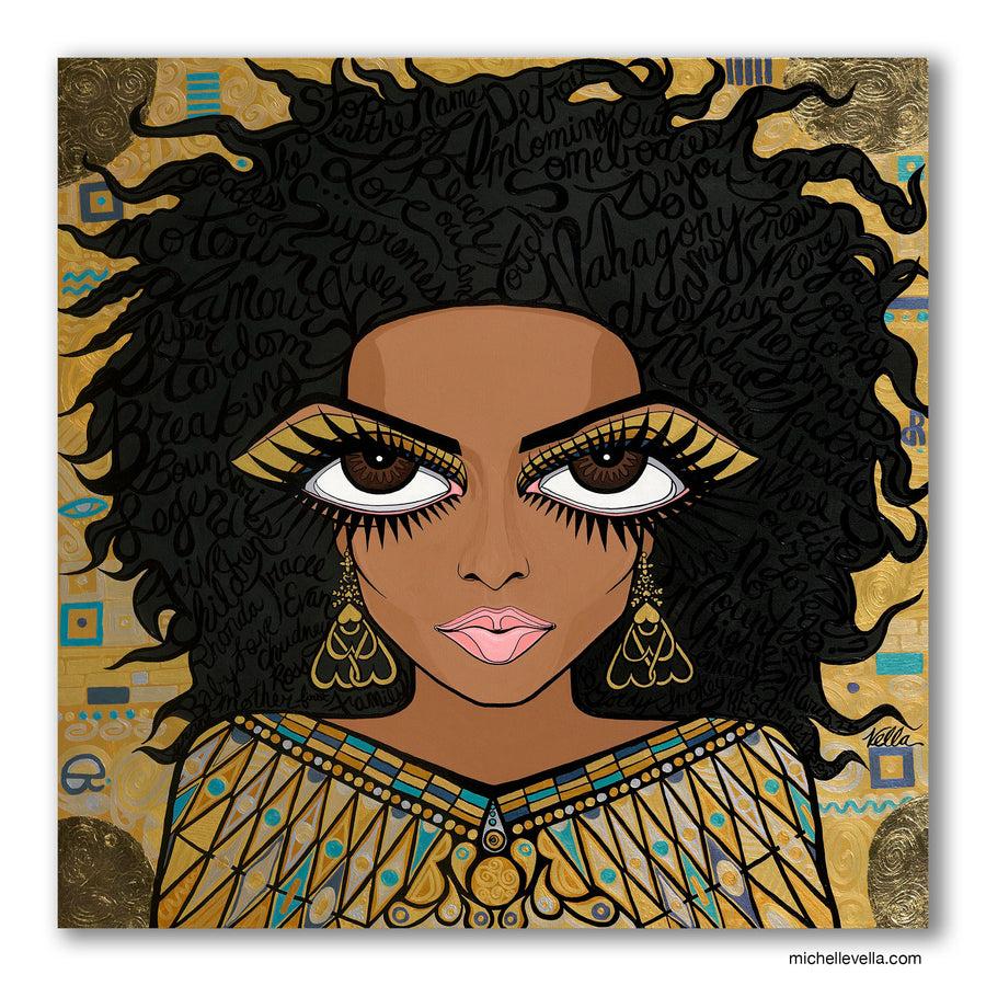 Diana Ross, Original Painting