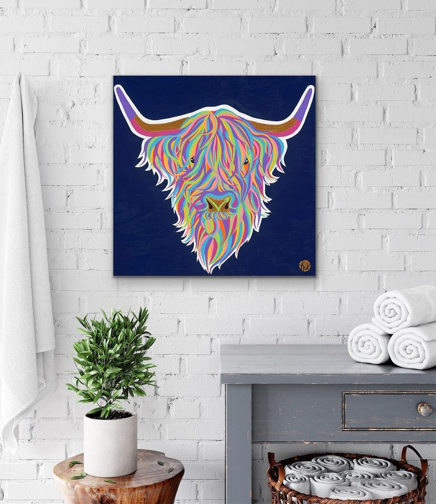 Gracie, Highland Cow Series, Limited Edition Print - MICHELLE VELLA
