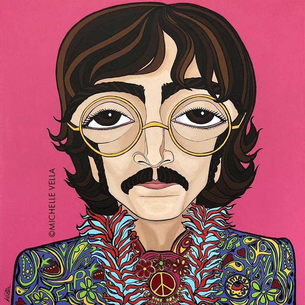 John Lennon, The Beatles, Limited Edition Print - MICHELLE VELLA