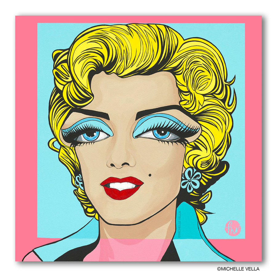 Marilyn Monroe, Warhol Inspired, Original Painting