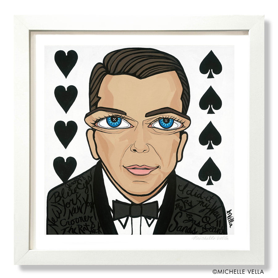 Rat Pack Blue Eyes, Limited Edition Print